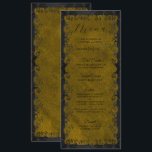 Elegant Gothic Wedding Menu<br><div class="desc">Elegant Gothic Wedding Menu</div>