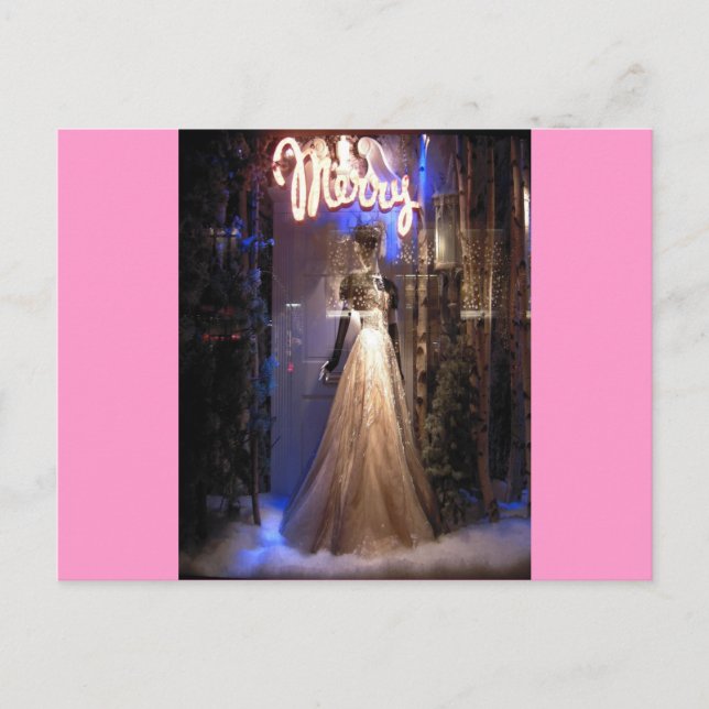 Elegant Gown NYC Holiday Window Display (Front)