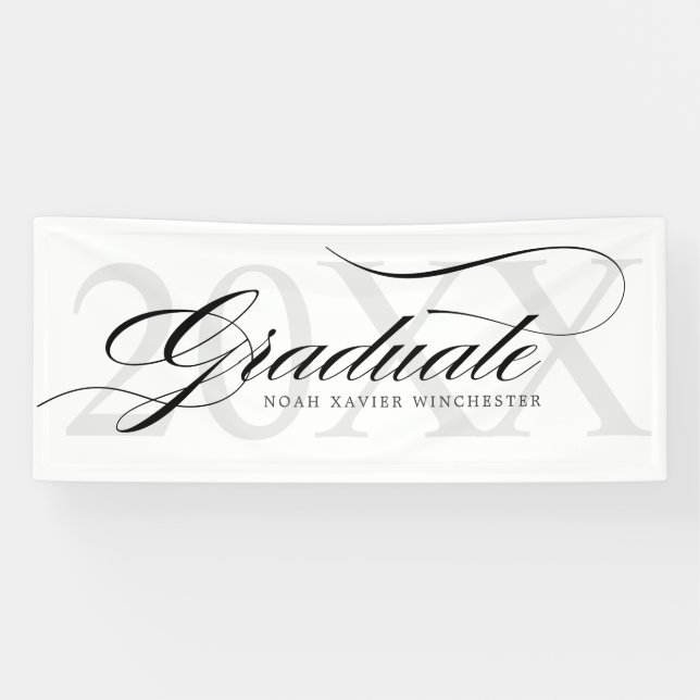 Elegant Graduate 20XX Banner (Horizontal)
