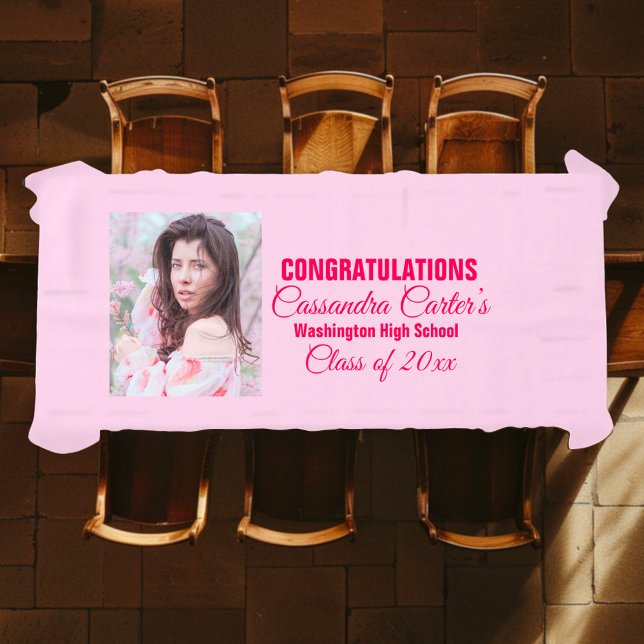 Elegant Graduate Photo Tablecloth (Creator Uploaded)