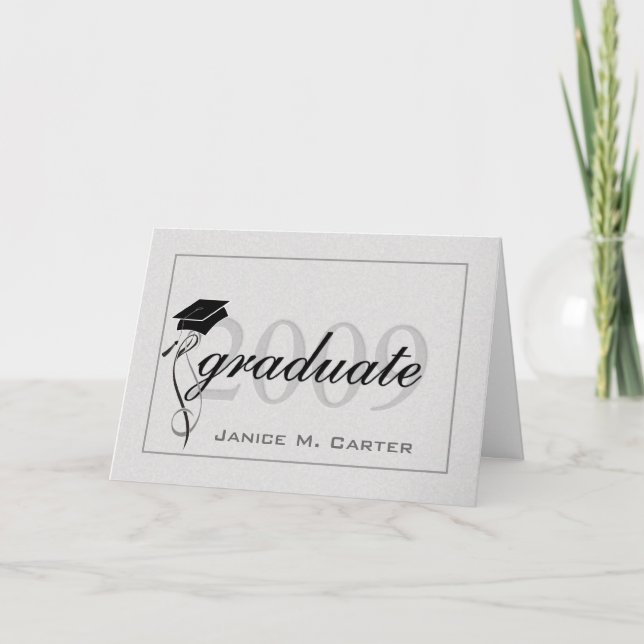 Elegant Graduation Announcement - 2009 (Front)