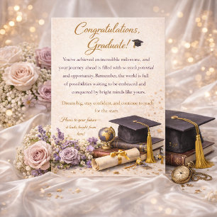 Elegant Graduation Card 