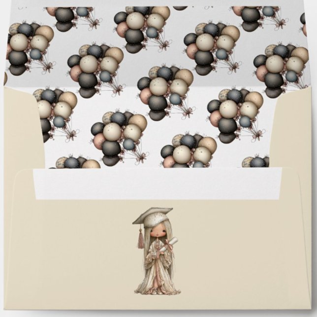 Elegant Graduation Celebration Invitation Envelope (Creator Uploaded)