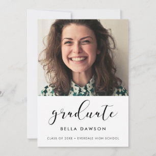 Elegant Graduation party invitation