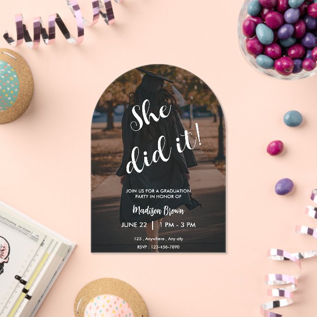 Elegant Graduation Party Invitation (Insitu (Celebration))