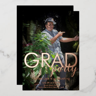 Elegant Graduation Party Photo Pressed