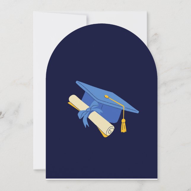Elegant Graduation Party Template  (Back)
