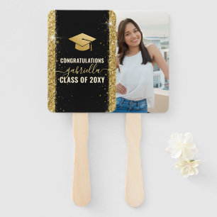Elegant Graduation Personalised Photo Hand Fan