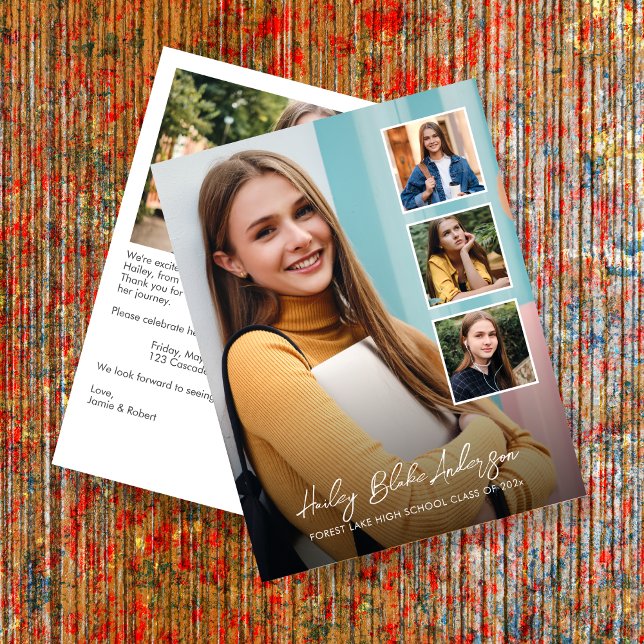 Elegant Graduation Photo Announcement (Creator Uploaded)