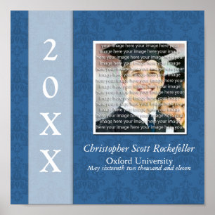 Elegant Graduation Photo Collage Wall Art