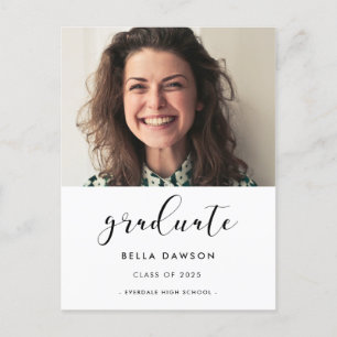 Elegant Graduation picture Postcard