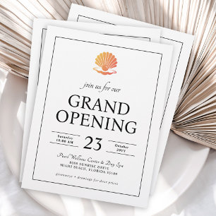 Elegant Grand Opening Flyer Spa, Salon, Business