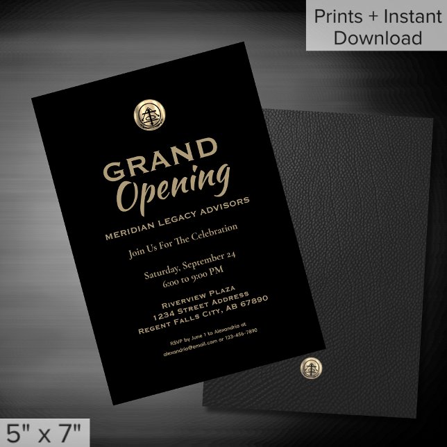 Elegant Grand Opening Invitation (Creator Uploaded)