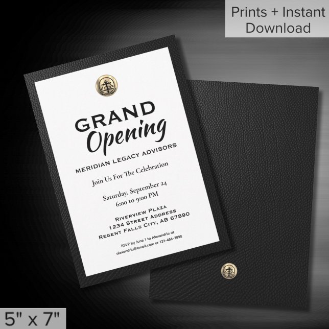 Elegant Grand Opening Invitation (Creator Uploaded)