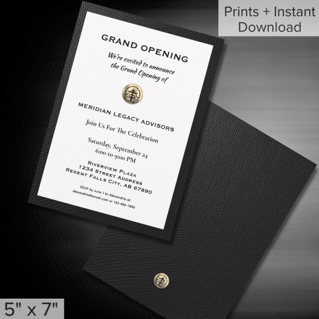 Elegant Grand Opening Invitation (Creator Uploaded)