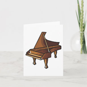 Elegant Grand Piano Music Lovers Design  Card