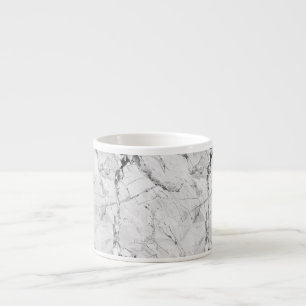 Elegant Granite Haze Whorl Marble Texture Espresso Cup