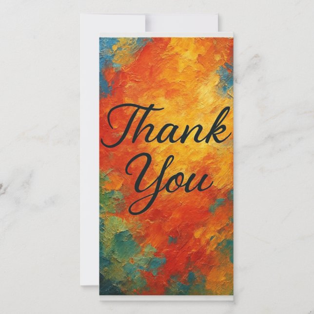   Elegant Gratitude – Abstract Thank You Art (Front)