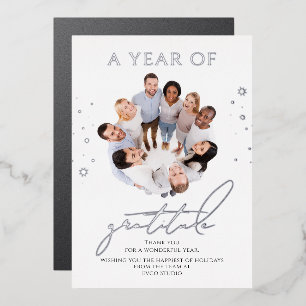 Elegant Gratitude Script Photo Corporate Business
