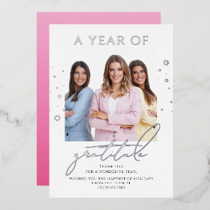 Elegant Gratitude Script Photo Corporate Business