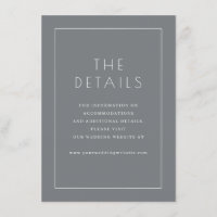 Elegant Gray Minimalist Details