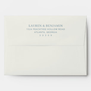 Elegant Gray Minimalist Typographic Envelope