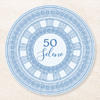 Elegant Greek or Roman birthday with custom colour