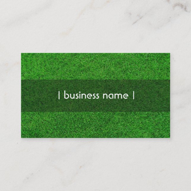 Elegant Green Business Card (Front)