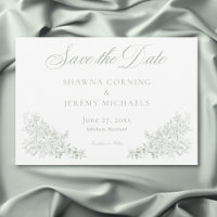 Elegant Green Chinoiserie Nature & Birds Wedding