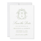 Elegant Green Chinoiserie Victorian Floral Wedding