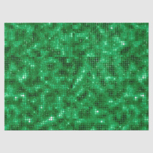 Elegant Green Foil Tissue Paper
