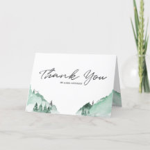 Elegant Green Forest Mountains Simple