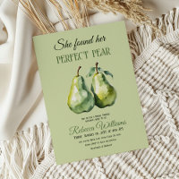 Elegant Green Fruit Perfect Pear Bridal Shower