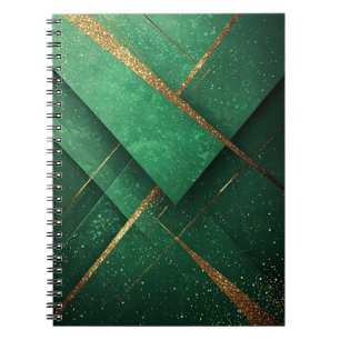 Elegant Green Luxury Stationery Gift Notebook