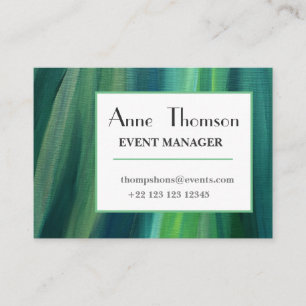 Elegant Green  Professional Bussines Card