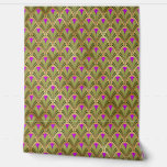 Elegant Green Purple Gold Art Deco Vintage Pattern Wallpaper<br><div class="desc">Elegant Green Purple Gold Art Deco Vintage Pattern Wallpaper features a chic elegant art deco pattern in green,  purple and gold. Perfect for home decor,  office decor,  event decor and party decor. Created by Evco Studio www.zazzle.com/store/evcostudio</div>