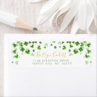 Elegant Green Shamrocks Irish St. Patrick's Day