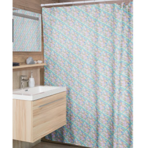 Elegant Green Shower Curtain