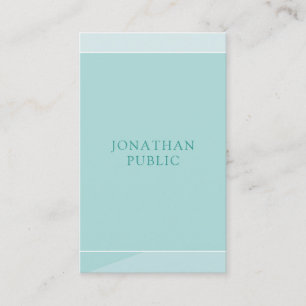 Elegant Green Simple Template Professional Modern Business Card