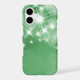 Elegant Green Sparkle Faux Foil