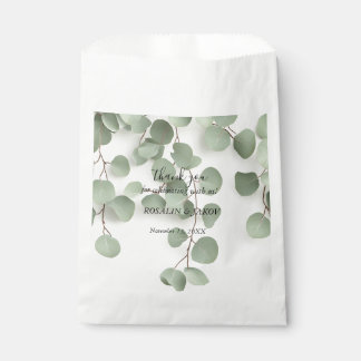 Elegant Greenery Botanical Favour Bags