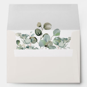 Elegant Greenery Eucalyptus Baby Shower Envelope