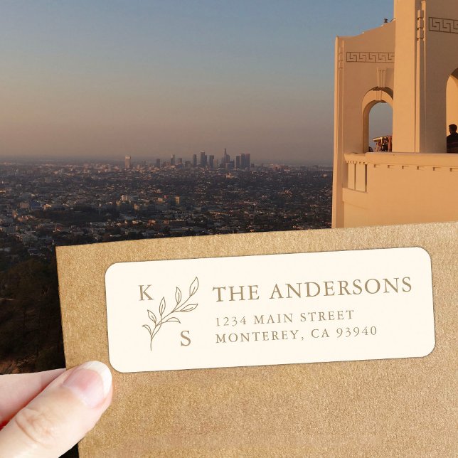 Elegant Greenery Floral Wedding Logo Monogram (Creator Uploaded)