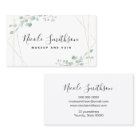 elegant greenery geometric frame