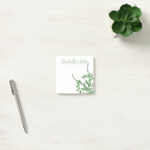 Elegant Greenery Post-it Notes