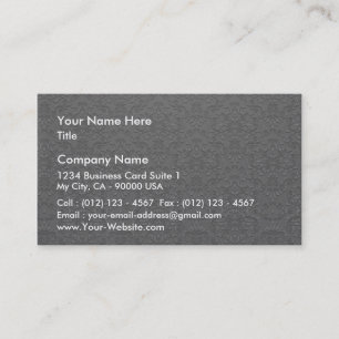 Elegant Grey and White Damask Vector Business Card