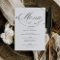 Elegant Grey Calligraphy Script Wedding