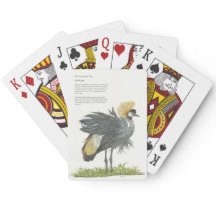 Elegant Grey Crowned Crane