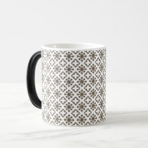 Elegant Grey Geometric Ornamental Pattern