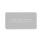 Elegant grey minimalist white return address